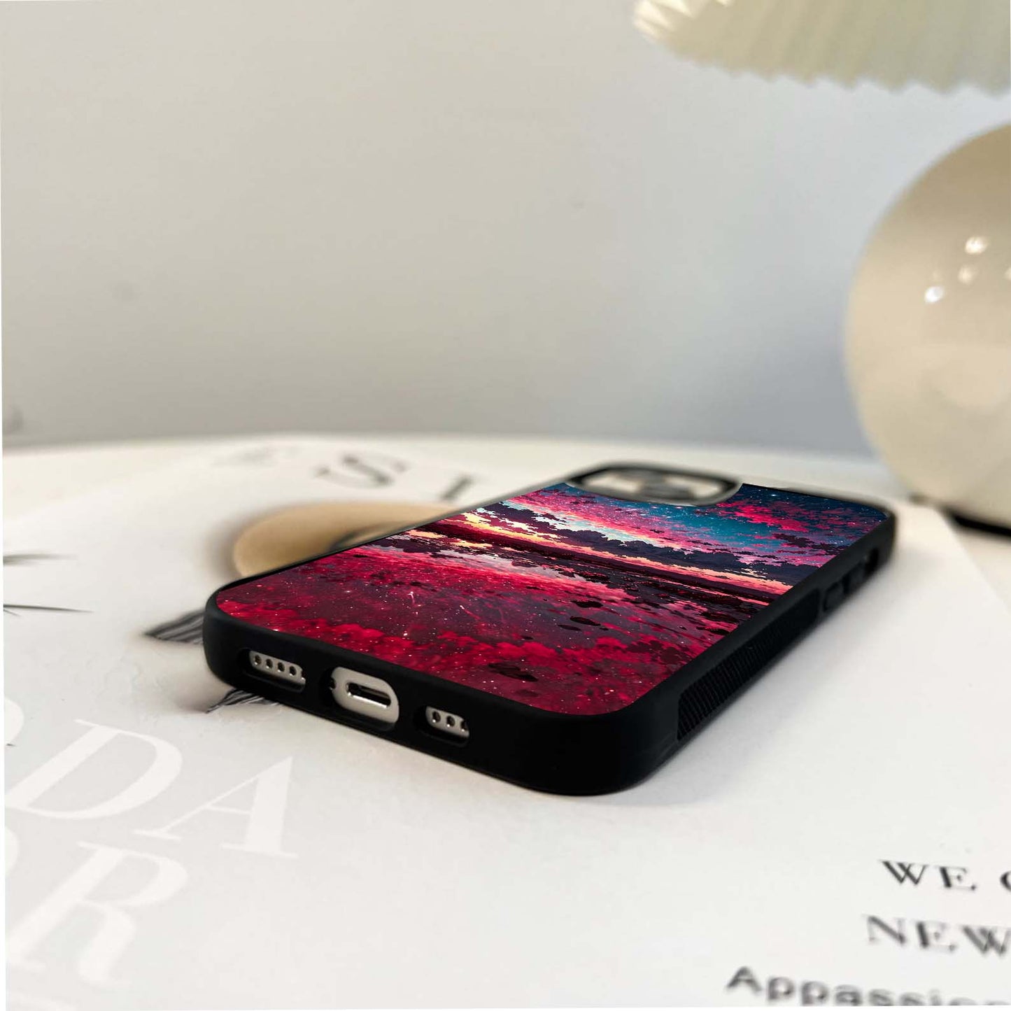Cosmic Twilight Reflection Glass Case