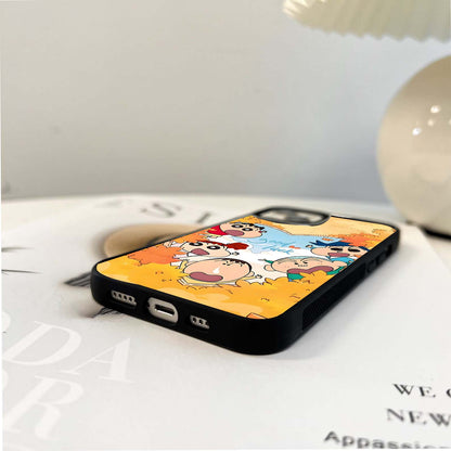 Shinchan Autumn Joy Glass Case