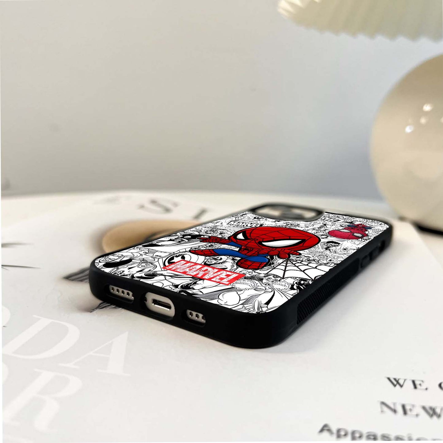 Spiderman Mini Hero Glass Case