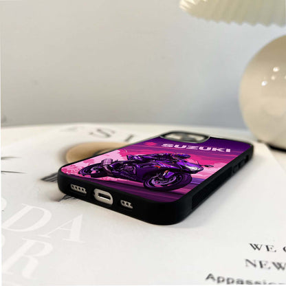 Suzuki Purple Velocity Glass Case