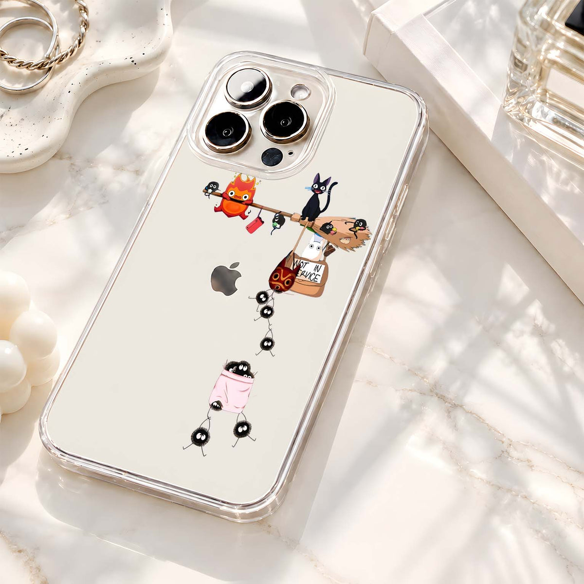 Ghibli Character Parade Clear Silicon Cover