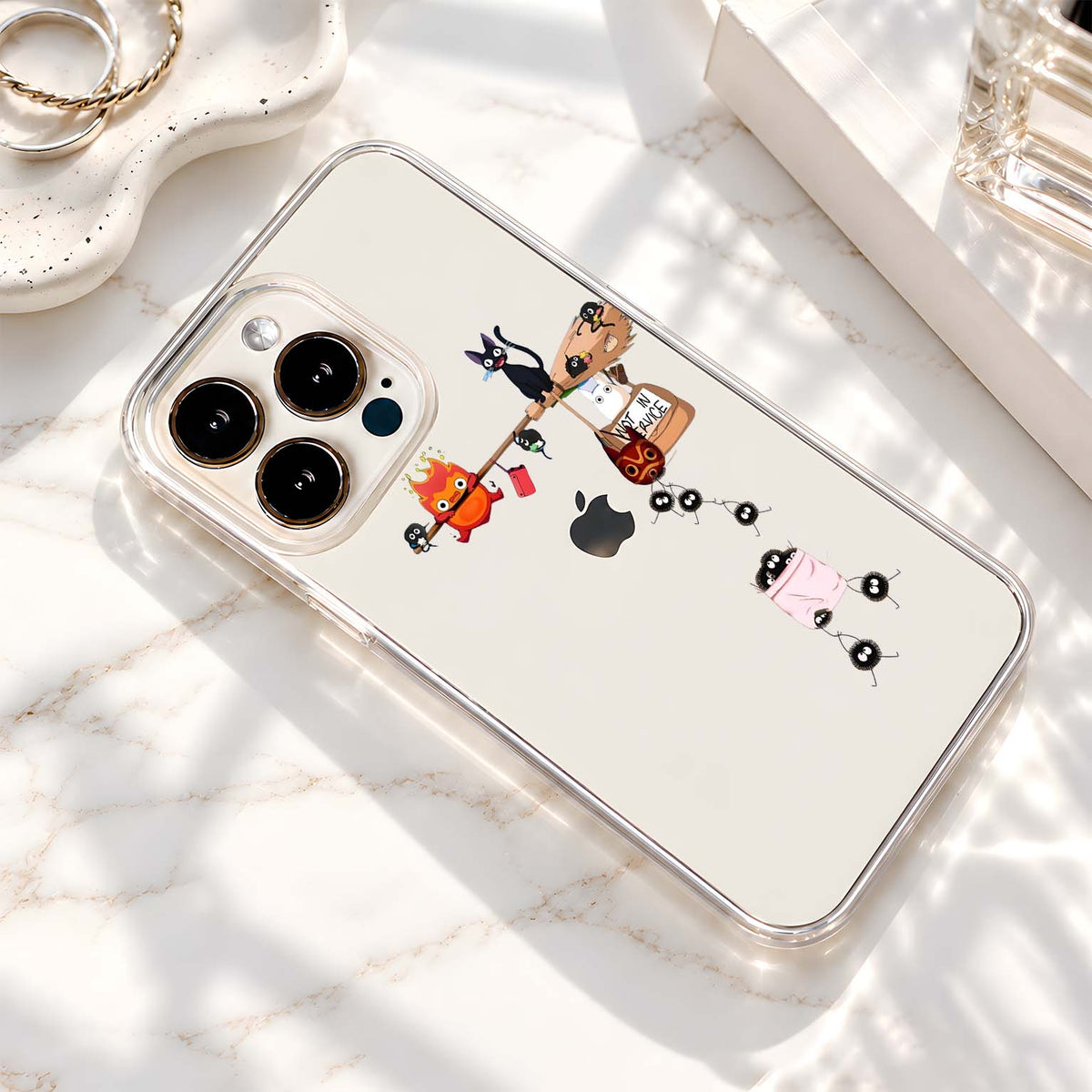 Ghibli Character Parade Clear Silicon Cover