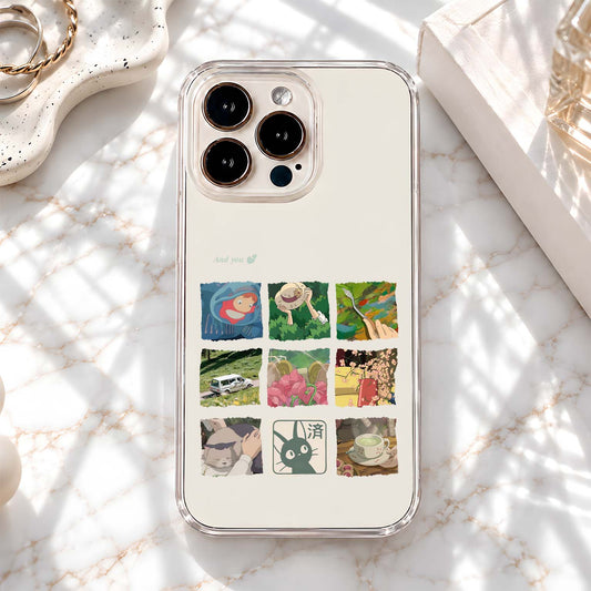 Ghibli Memory Moments Clear Silicon Cover