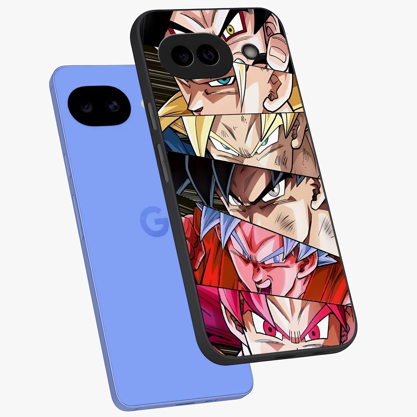 Anime Character Glass Case displayed in angled mockup highlighting colorful anime character illustration.