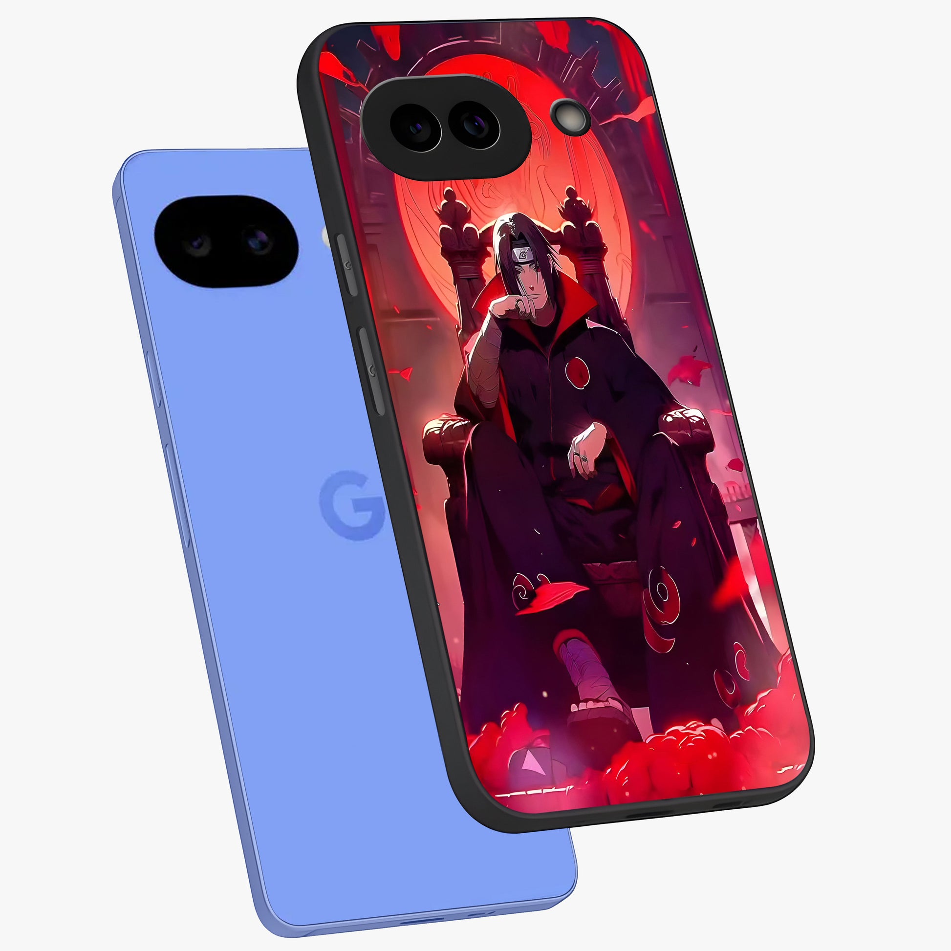 Blood Moon Sovereign Glass Case displayed in angled mockup highlighting dark celestial moon design and dramatic theme.
