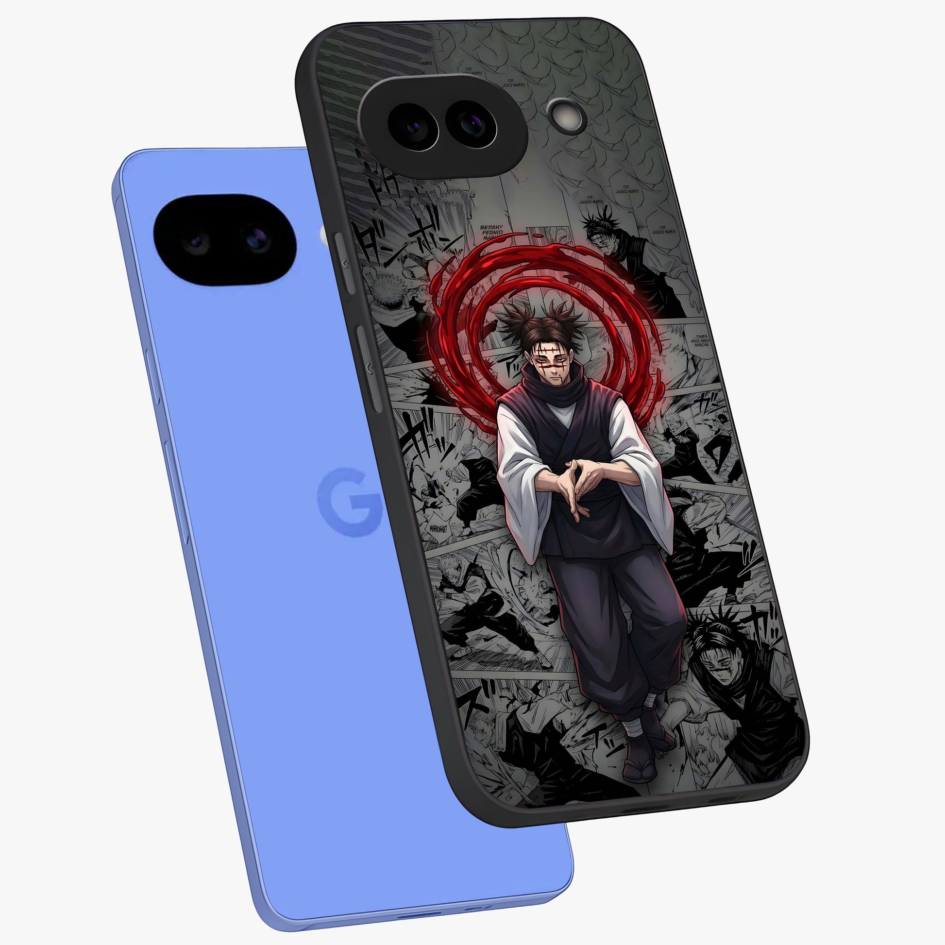 Cursed Ritual Ascension Glass Case displayed in angled mockup highlighting mystical ritual illustration with supernatural aesthetic.