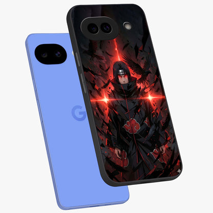 Focused Blade Discipline Glass Case displayed in angled mockup highlighting clean minimal text artwork with modern aesthetic style.