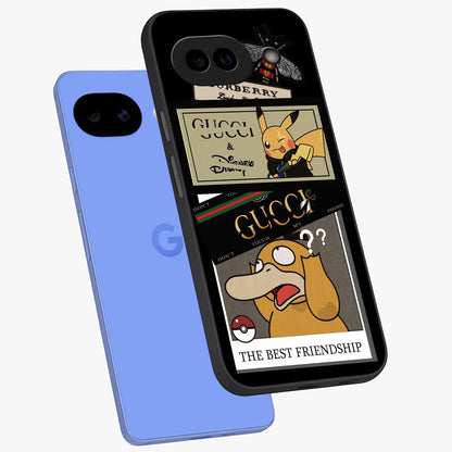 Gucci Play Mashup Glass Case displayed in angled mockup highlighting stylish fashion mashup design with bold aesthetic.