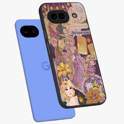 Magical Tangled Dream Glass Case displayed in angled mockup highlighting whimsical fantasy design with magical aesthetic.