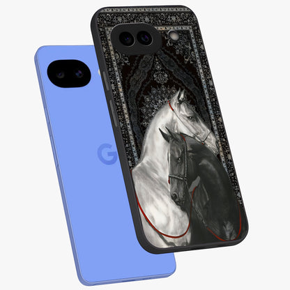 Majestic Ride Legacy Glass Case displayed in angled mockup highlighting sleek vehicle design with bold racing aesthetic.