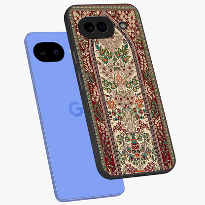 Persian Inspired Glass Case displayed in angled mockup highlighting intricate traditional design with elegant cultural aesthetic.