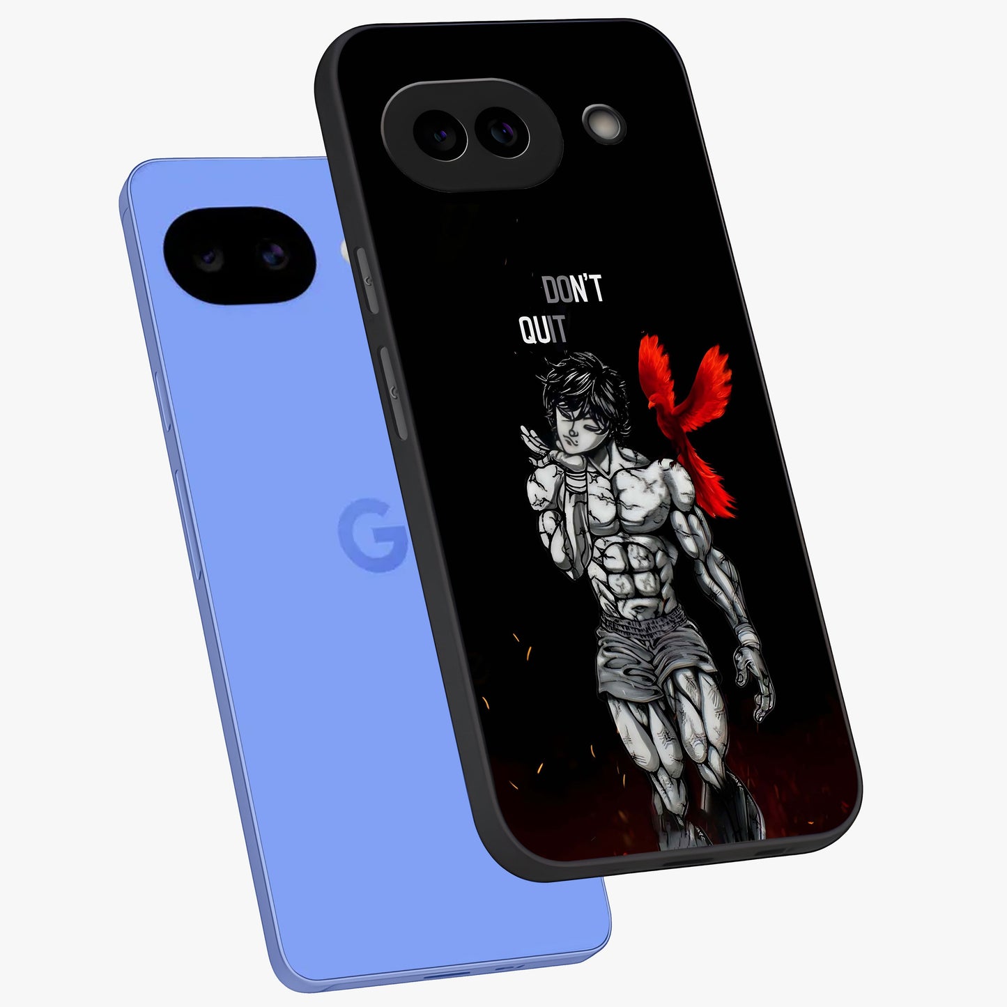 Rise Beyond Limits Glass Case displayed in angled mockup highlighting inspiring message design with modern aesthetic style.