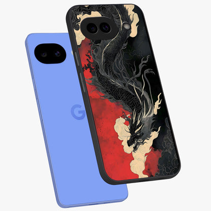 Shadow Dragon Fury Glass Case displayed in angled mockup highlighting powerful dragon illustration with dark fantasy aesthetic.