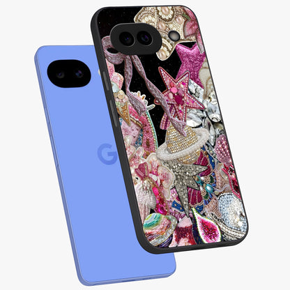 Starlit Jewel Dream Glass Case displayed in angled mockup highlighting glowing celestial jewel design with dreamy aesthetic.