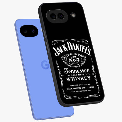 Vintage Whiskey Heritage Glass Case displayed in angled mockup highlighting retro beverage themed design with heritage aesthetic.