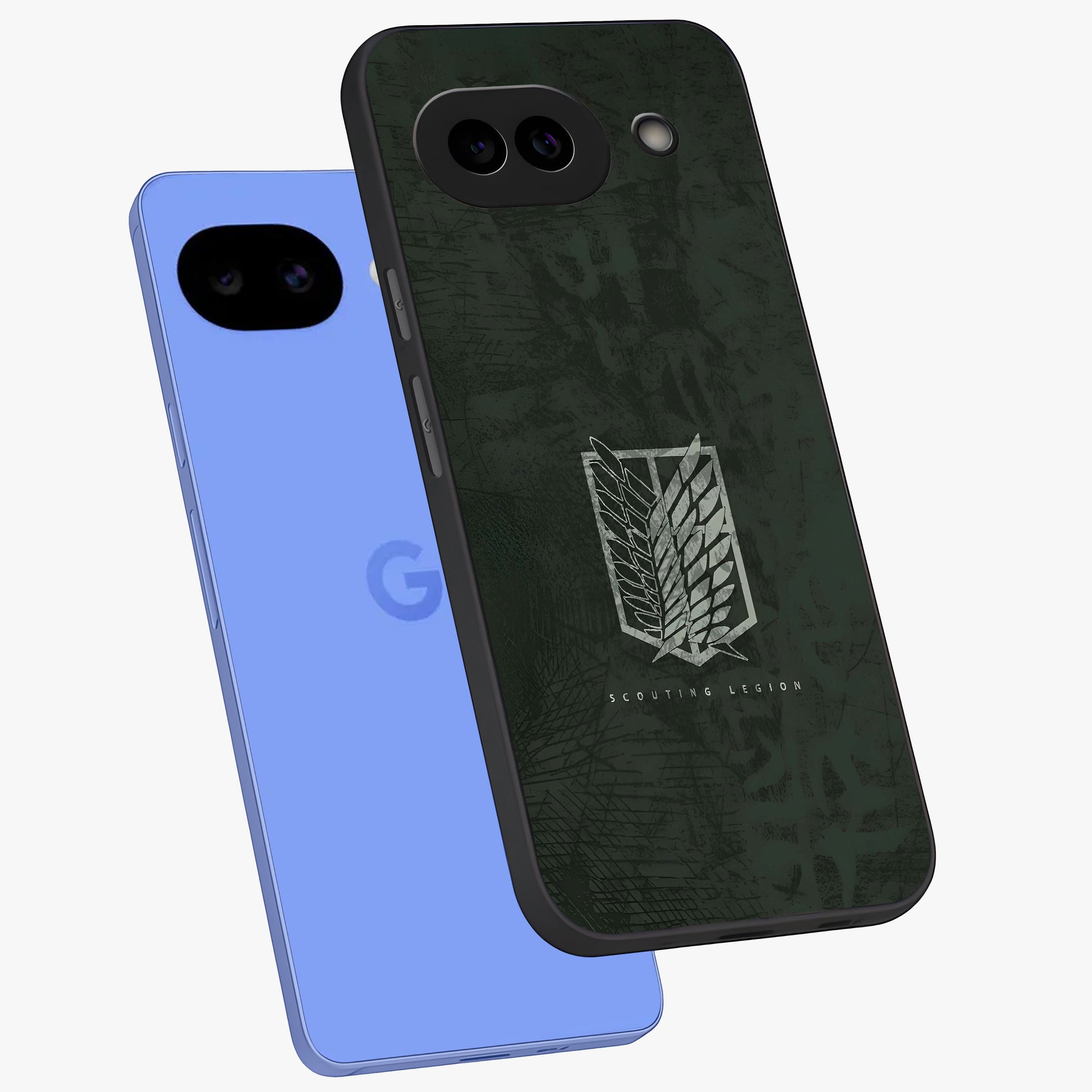 Wings Of Freedom Glass Case displayed in angled mockup highlighting graceful wing design with inspirational aesthetic.