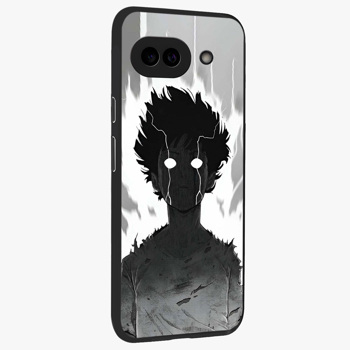 Awakened Inner Rage Glass Case upright view showcasing dramatic artwork with strong expressive aesthetic.