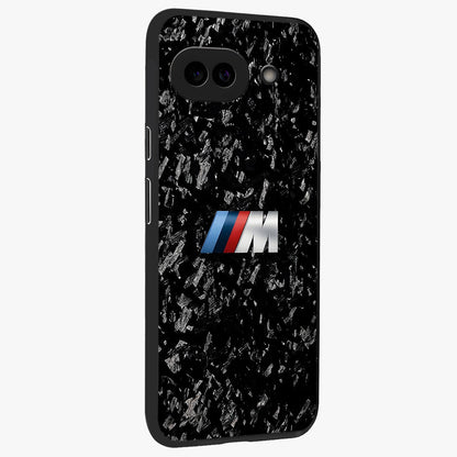 Carbon Speed Mark Glass Case upright view showcasing modern carbon speed graphic with bold automotive theme.