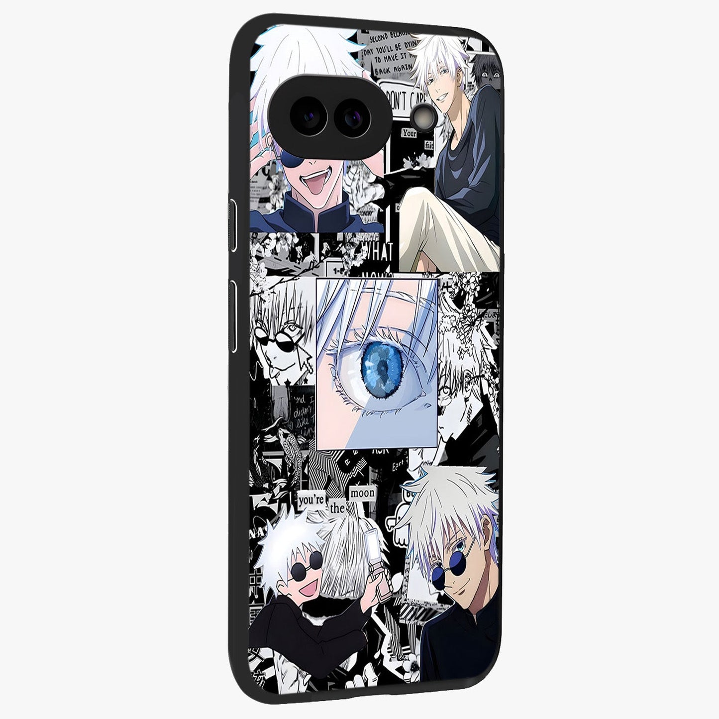 Infinity Sorcerer Chaos Glass Case upright view showcasing dramatic sorcerer artwork with chaotic mystical theme.