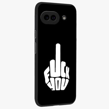 Rebel Mode On Glass Case upright view showcasing striking statement artwork with bold rebellious theme.