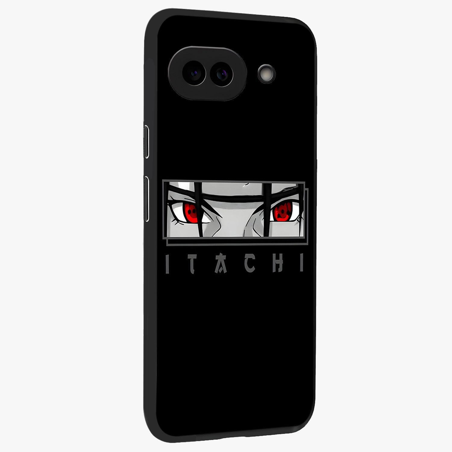 Scarlet Gaze Dominance Glass Case upright view showcasing powerful dramatic artwork with dominant artistic theme.