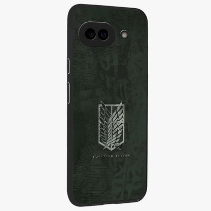 Wings Of Freedom Glass Case upright view showcasing powerful wings artwork with freedom themed design.