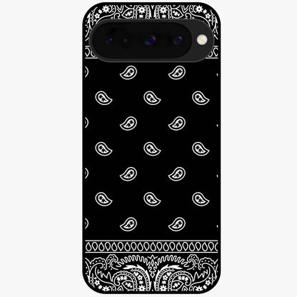 Retro Rebel Threads Glass Case showing flat back view with vintage street style artwork and glossy glass finish.