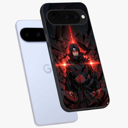 Focused Blade Discipline Glass Case displayed in angled mockup highlighting clean minimal text artwork with modern aesthetic style.