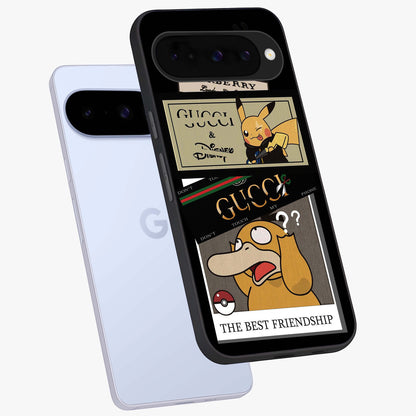 Gucci Play Mashup Glass Case displayed in angled mockup highlighting stylish fashion mashup design with bold aesthetic.