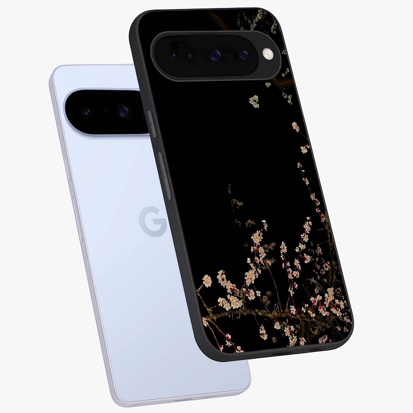 Petal Moon Light With Custom Name Glass Case displayed in angled mockup highlighting delicate petal design with custom name feature.