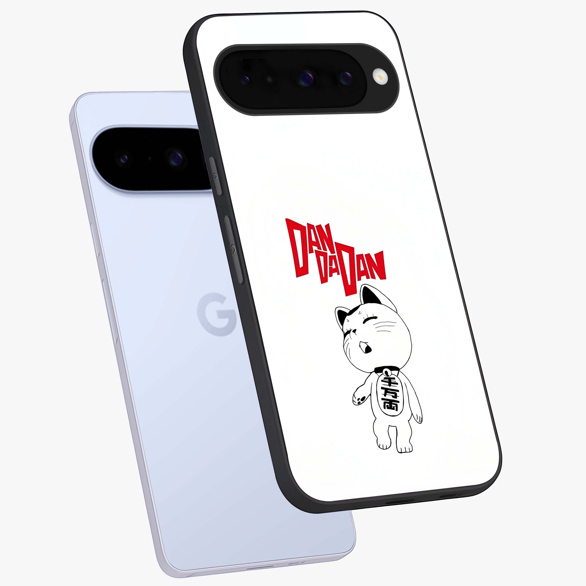 Playful Spirit Charm Glass Case displayed in angled mockup highlighting lively decorative design with playful aesthetic style.