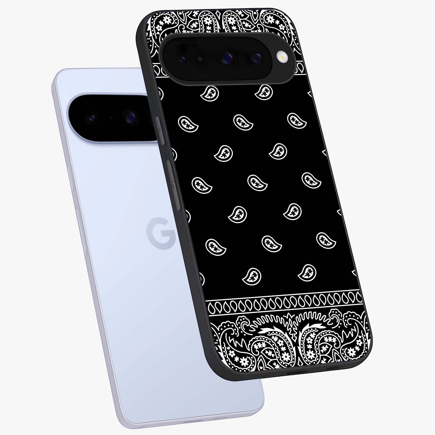 Retro Rebel Threads Glass Case displayed in angled mockup highlighting retro inspired graphic design with rebellious aesthetic.
