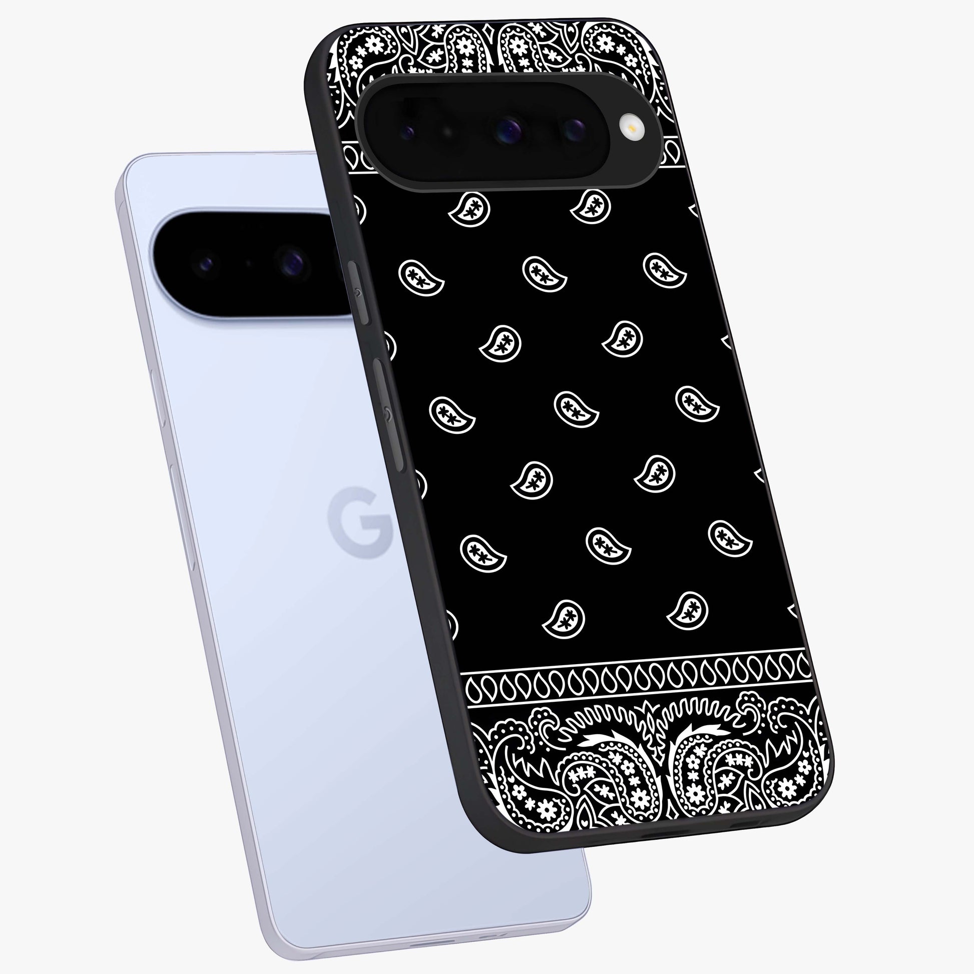 Retro Rebel Threads Glass Case displayed in angled mockup highlighting retro inspired graphic design with rebellious aesthetic.