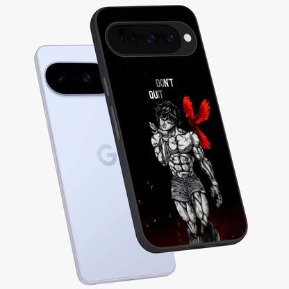 Rise Beyond Limits Glass Case displayed in angled mockup highlighting inspiring message design with modern aesthetic style.