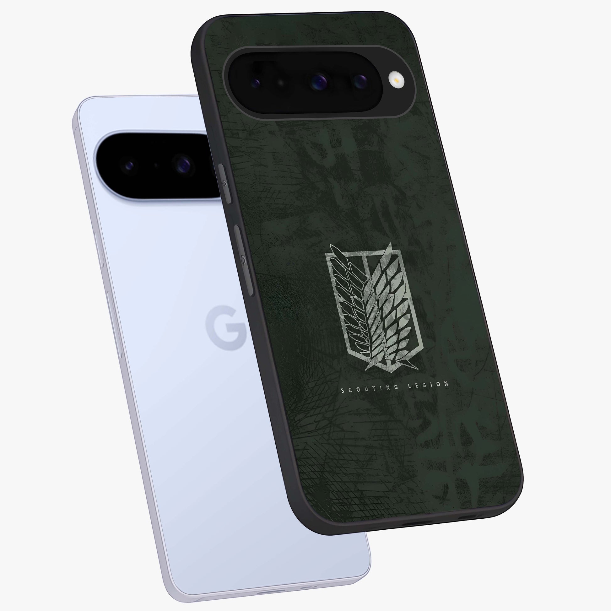 Wings Of Freedom Glass Case displayed in angled mockup highlighting graceful wing design with inspirational aesthetic.