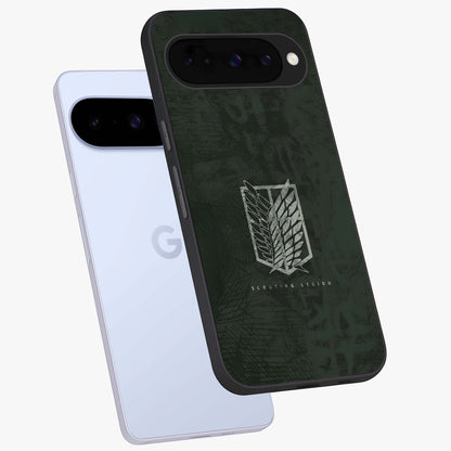 Wings Of Freedom Glass Case displayed in angled mockup highlighting graceful wing design with inspirational aesthetic.