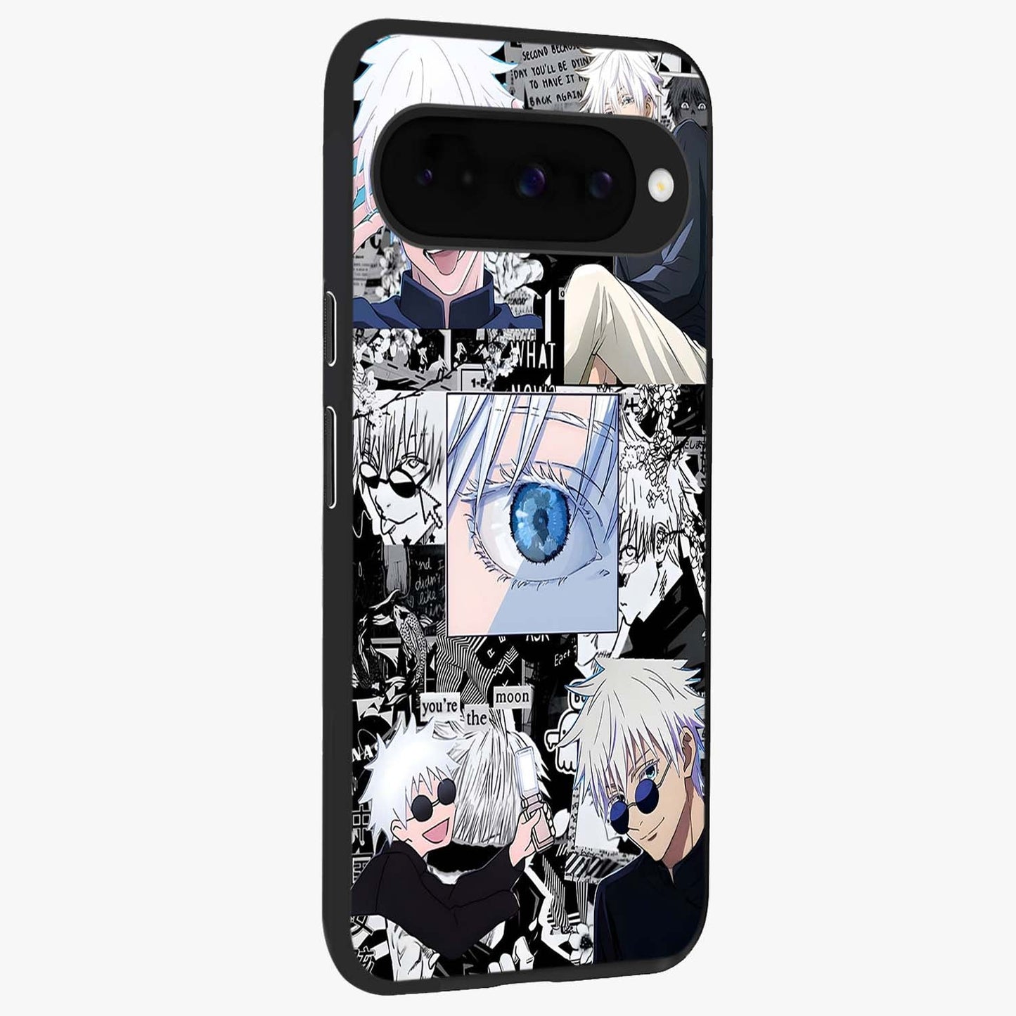 Infinity Sorcerer Chaos Glass Case upright view showcasing dramatic sorcerer artwork with chaotic mystical theme.