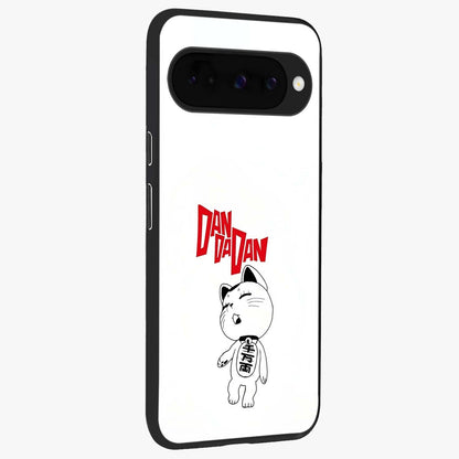 Playful Spirit Charm Glass Case upright view showcasing vibrant charm artwork with fun artistic theme.