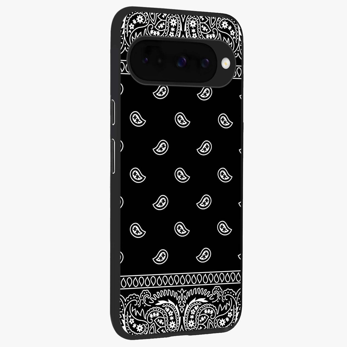Retro Rebel Threads Glass Case upright view showcasing stylish vintage artwork with bold retro theme.