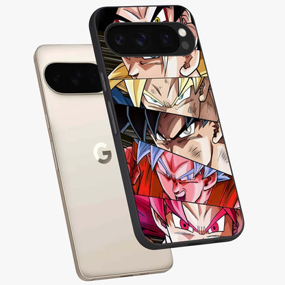 Anime Character Glass Case displayed in angled mockup highlighting colorful anime character illustration.