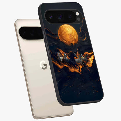 Golden Royal Heritage Glass Case displayed in angled mockup highlighting luxurious heritage design with golden aesthetic style.