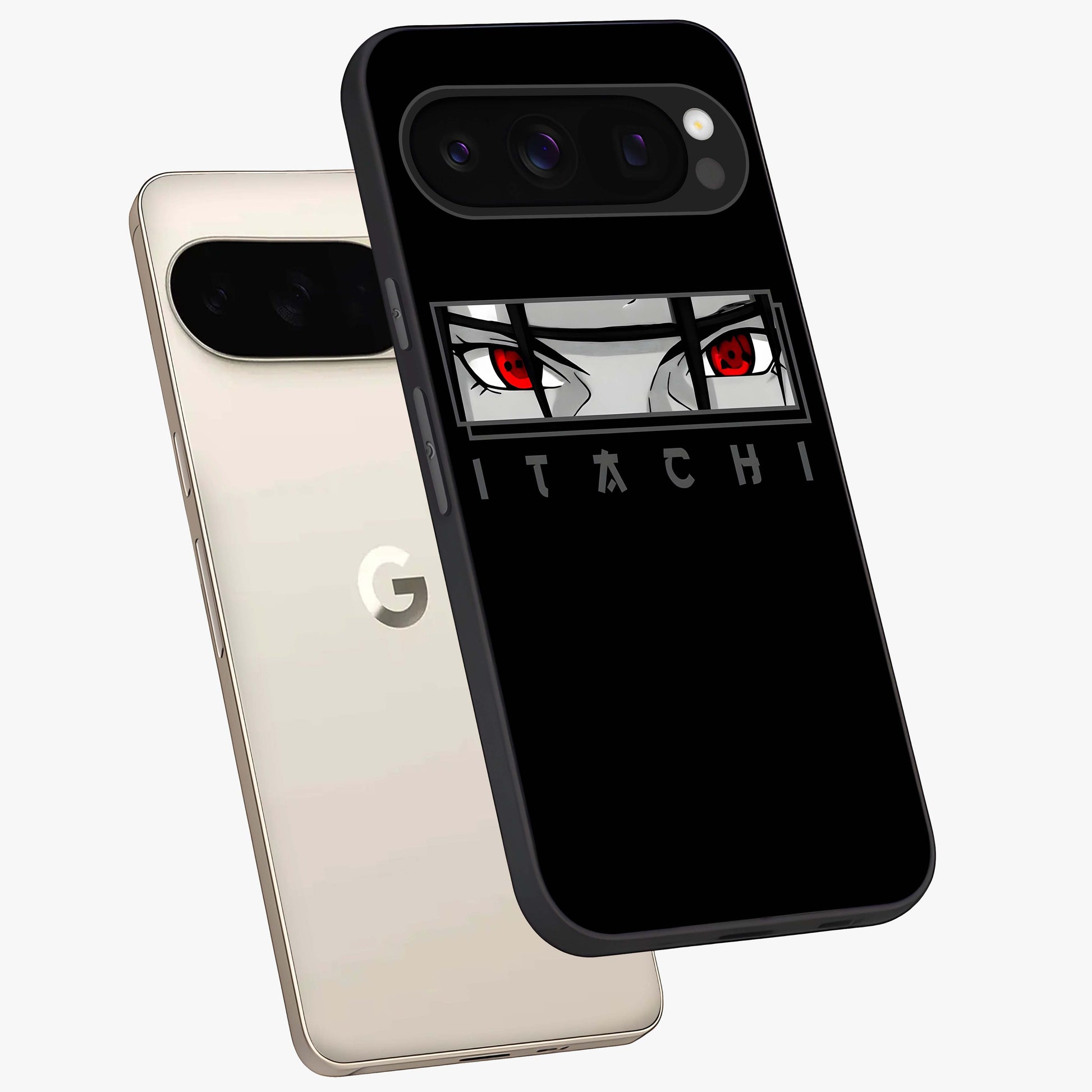 Savage Chic Pattern Glass Case displayed in angled mockup highlighting bold fashion inspired design with chic aesthetic.