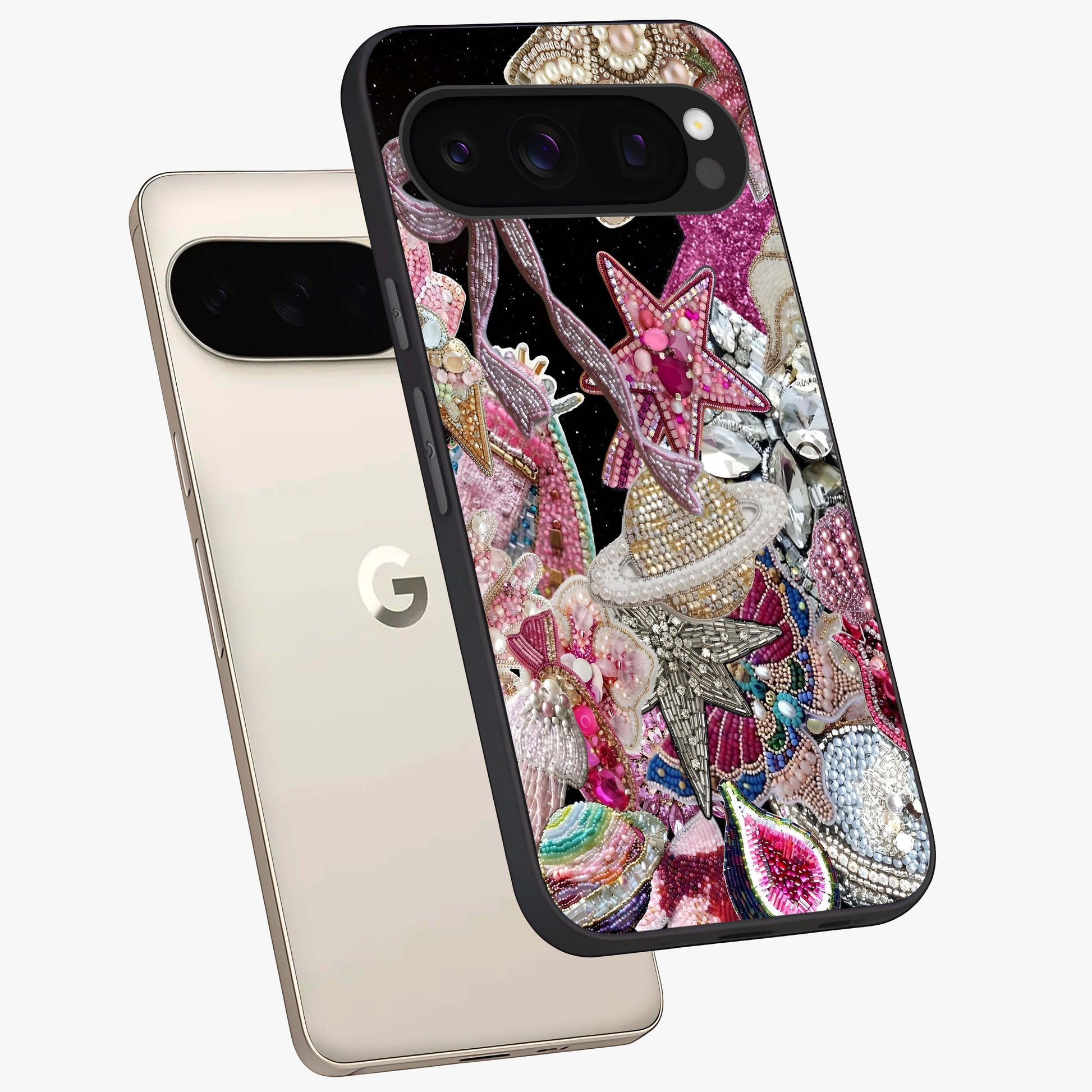 Starbucks Mocha Glass Case displayed in angled mockup highlighting stylish mocha themed design with cozy café aesthetic.