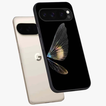 Whispers Of Sakura Waves Glass Case displayed in angled mockup highlighting flowing sakura design with soft floral aesthetic.