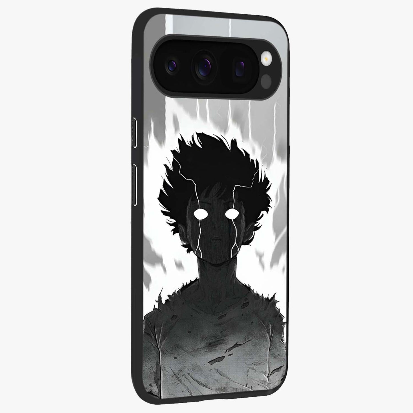 Awakened Inner Rage Glass Case upright view showcasing dramatic artwork with strong expressive aesthetic.