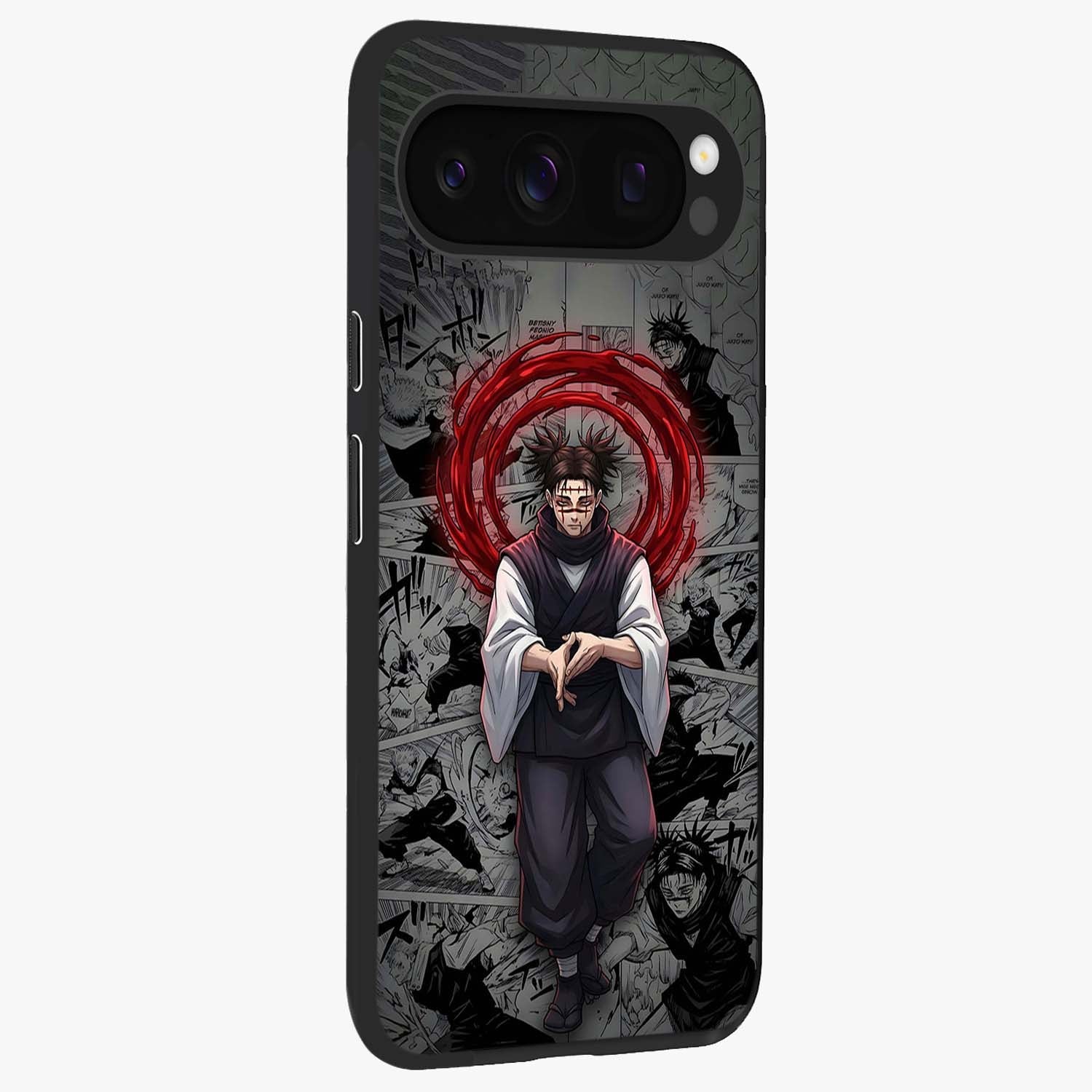 Cursed Ritual Ascension Glass Case upright view showcasing powerful ascension artwork with dark fantasy theme.