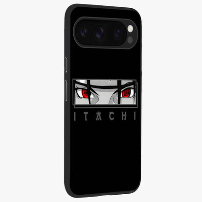 Scarlet Gaze Dominance Glass Case upright view showcasing powerful dramatic artwork with dominant artistic theme.