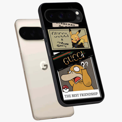 Gucci Play Mashup Glass Case displayed in angled mockup highlighting stylish fashion mashup design with bold aesthetic.