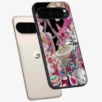 Starlit Jewel Dream Glass Case displayed in angled mockup highlighting glowing celestial jewel design with dreamy aesthetic.