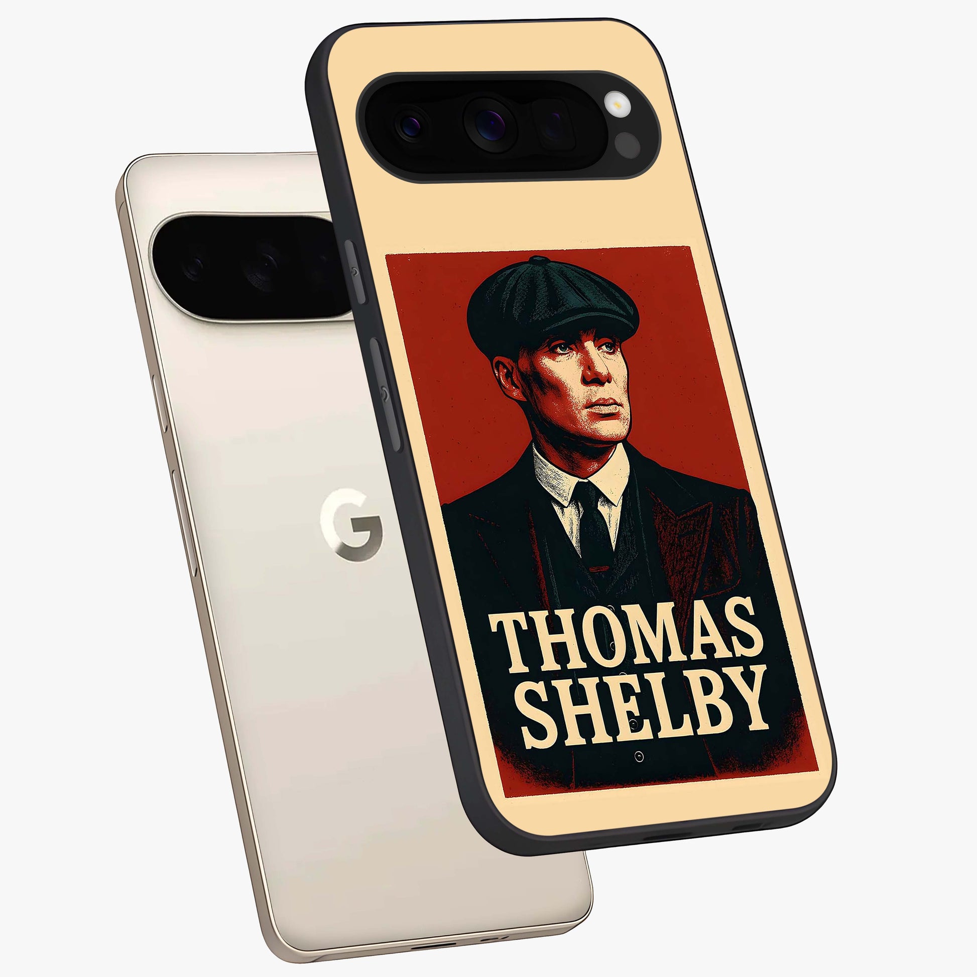 Vintage Mafia Authority Glass Case displayed in angled mockup highlighting powerful retro design with classic gangster aesthetic.